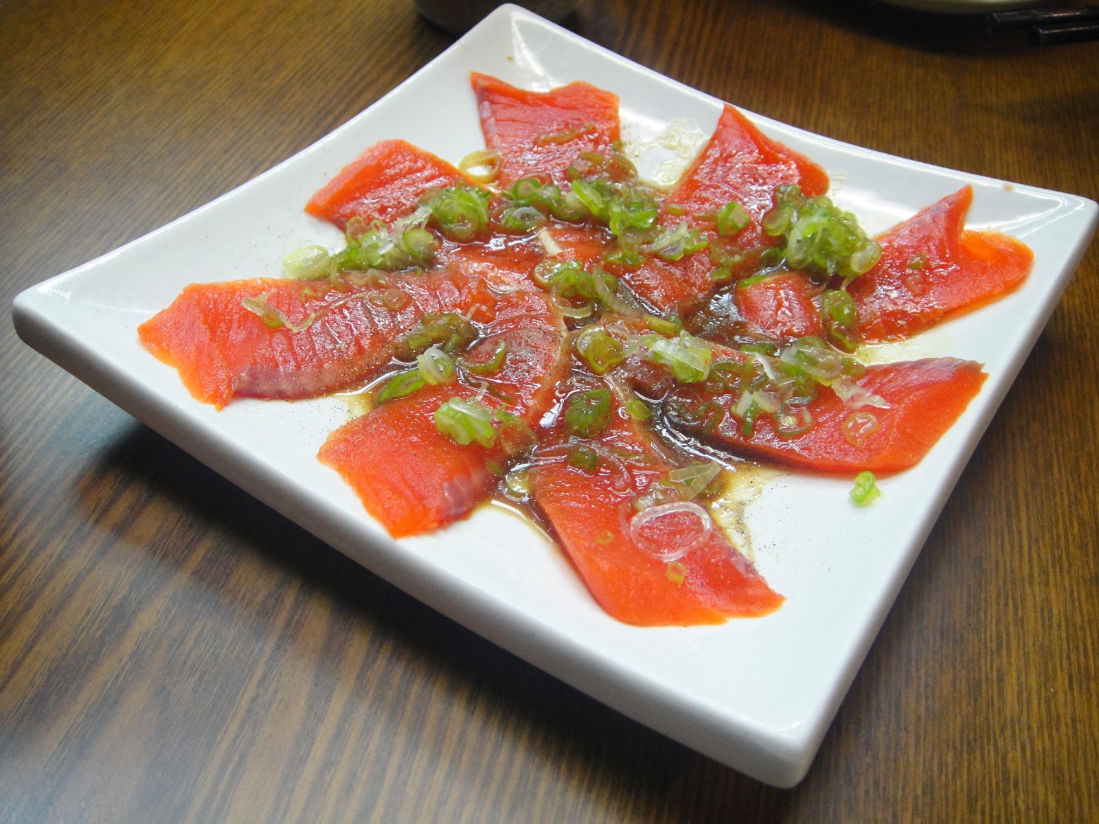 Losos "po japonsku" - sashimi