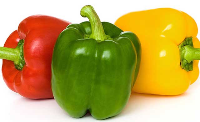 barevné papriky