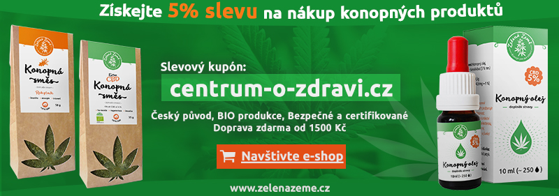 sleva na konopné produkty zelená země